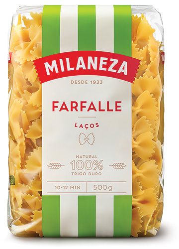 Massa Laços 500g Milaneza Massa Laços 500g Milaneza