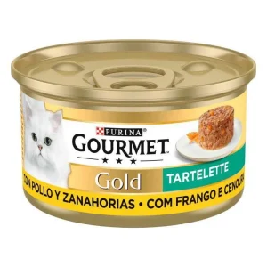 Comida Húmida Gato Gold Tartelette Frango & Cenoura Purina Gourmet 85g