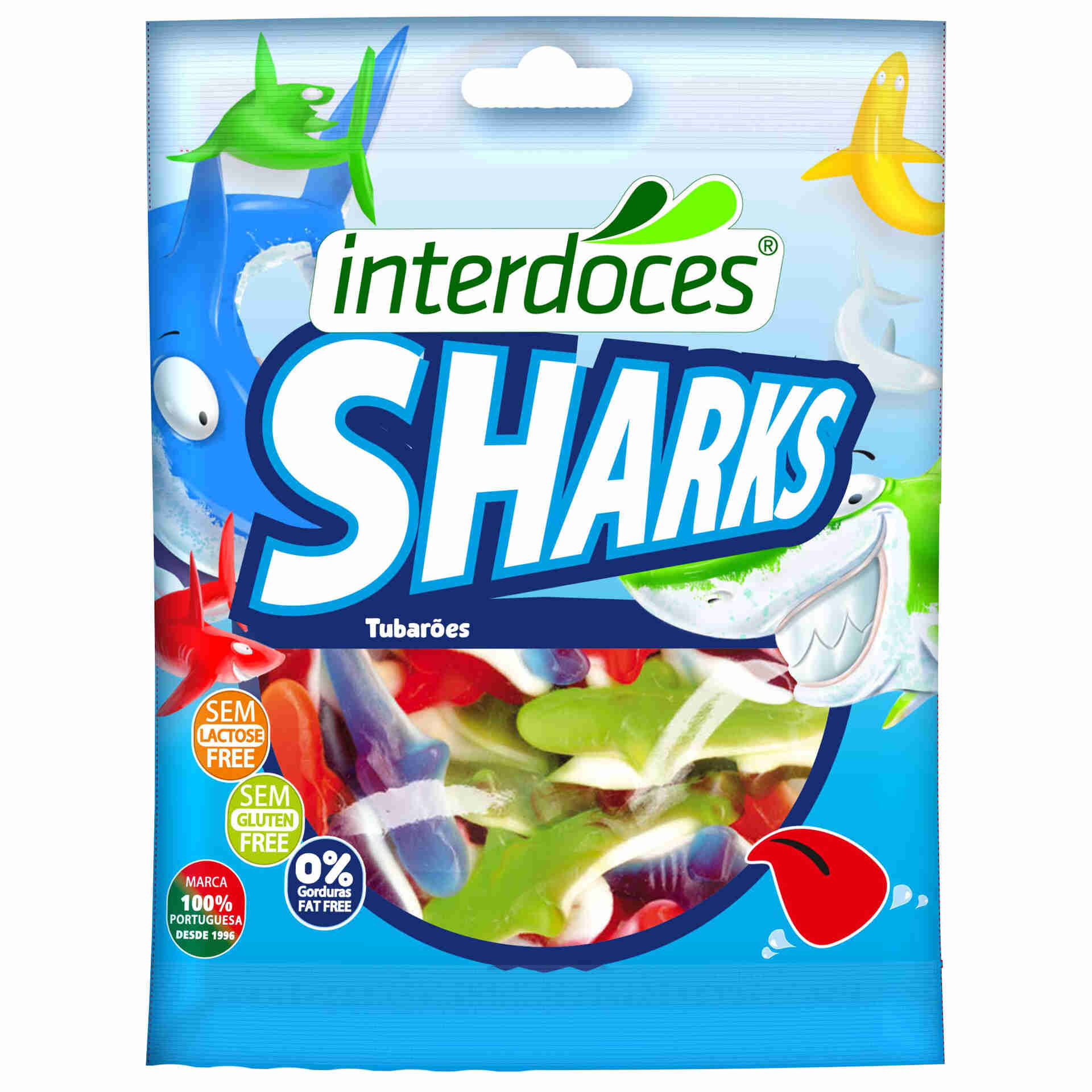 Gomas Sharks 100g Interdoces Gomas Sharks 100g Interdoces