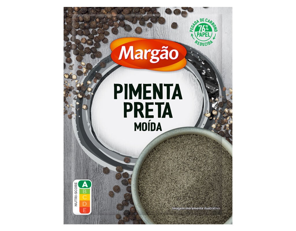 Pimenta Preta Moída Margão 50g Pimenta Preta Moída Margão 50g