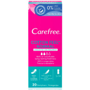 Pensos Higiénicos Carefree Cotton S/M 20un.