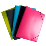 Pasta de Elásticos Várias Cores A4 Liderpapel