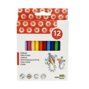 Lápis de Cera Triangulares 12un Liderpapel