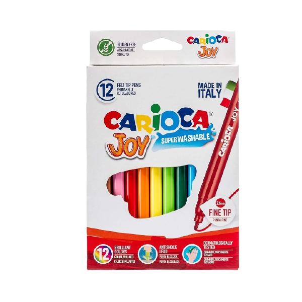 Marcadores Carioca Joy 12 Cores