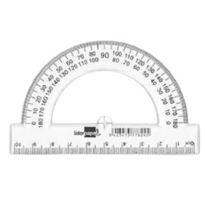 Transferidor plástico 10cm Liderpapel