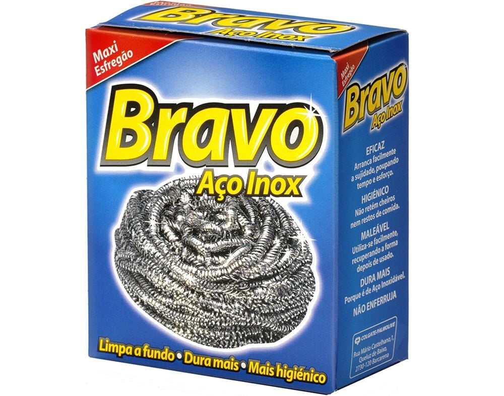 Esfregão Bravo Aço Inox Esfregão Bravo Aço Inox