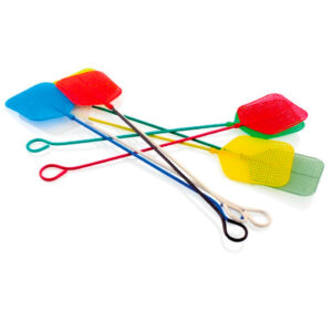 Raquete mata moscas plástico