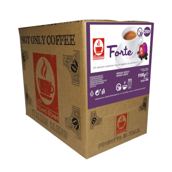 Café Forte: Compatíveis Delta Q 200 Cápsulas Bonini