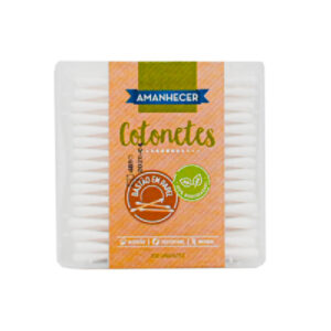 Cotonetes 100% Biodegradável 200 un. Amanhecer