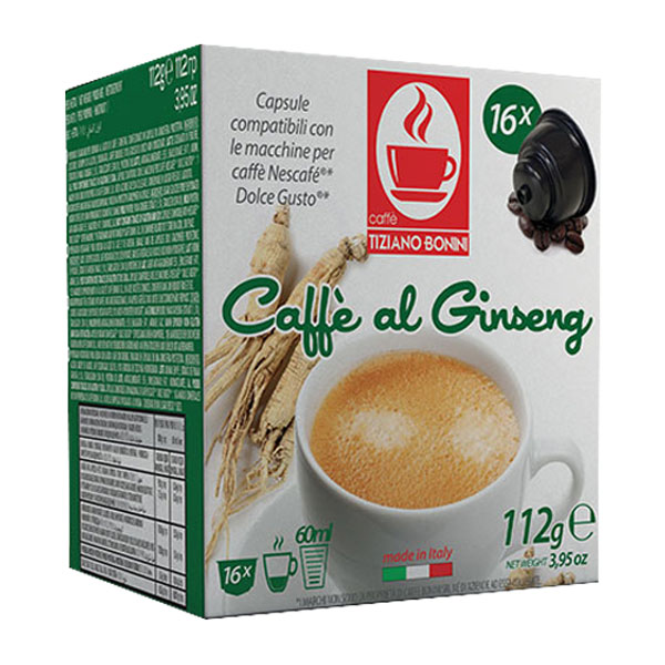 Café Ginseng Dolce Gusto Bonini - 16 cápsulas