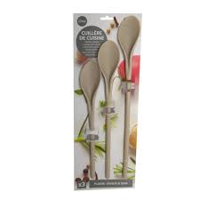 Conjunto de 3 Colheres de Cozinha