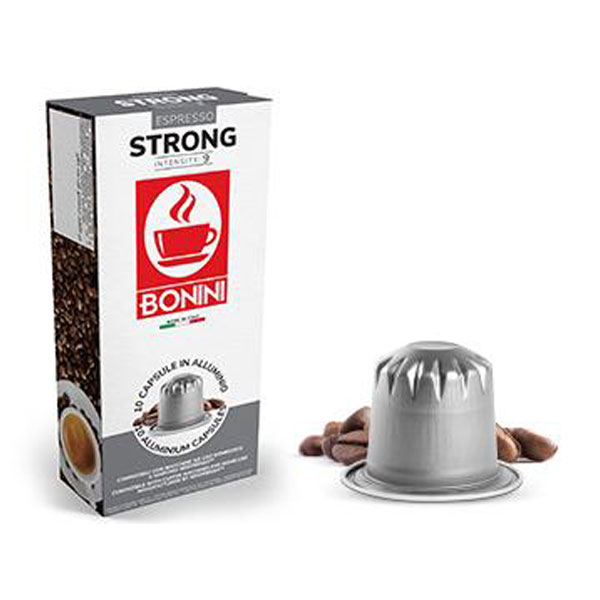 Café Strong Alumínio Nespresso Bonini 10 cápsulas