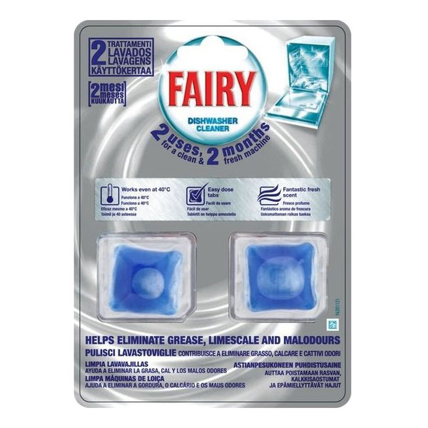 Pastilhas Limpa Máquinas de Loiça Fairy 2 unidades Pastilhas Limpa Máquinas de Loiça Fairy 2 unidades