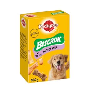 Biscoito para Cão Biscrok Multi Mix Pedigree 500g