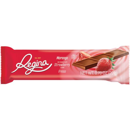 Chocolate de Leite Morango Regina 20g