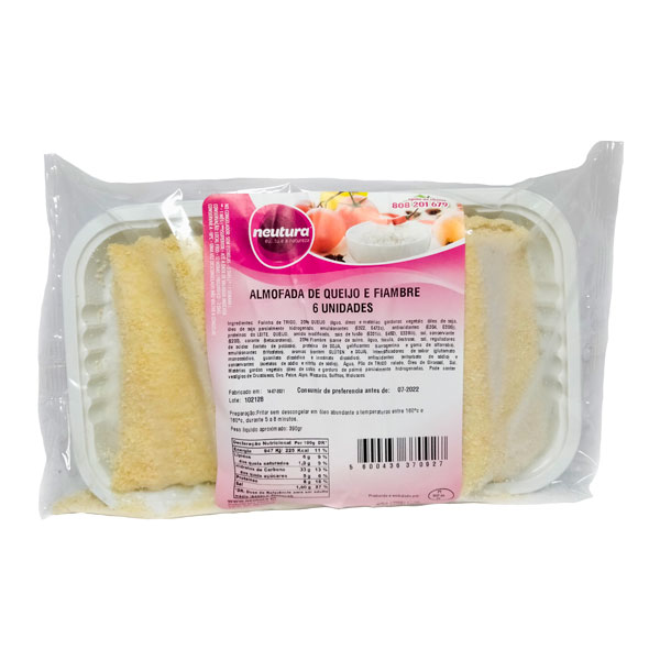 Almofada Queijo/Fiambre Congelado Neutura Covete 6un