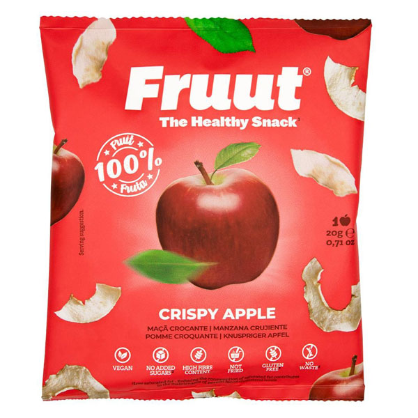 Fruta Desidratada Maçã Vermelha Fruut 20g