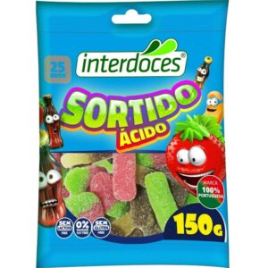 Gomas Sortido Ácido Interdoces 150g até ti