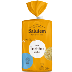 Mini Galetes Integral de Milho 120g Salutem