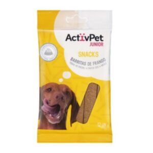 Snacks Barritas Júnior com sabor a Frango 100g ActivPet