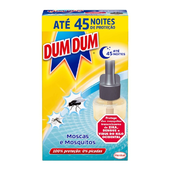 Dum Dum Elétrico Melgas e Mosquitos Recarga