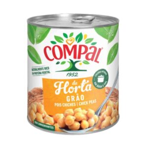 Grão de Bico Cozido Lata Compal 845g