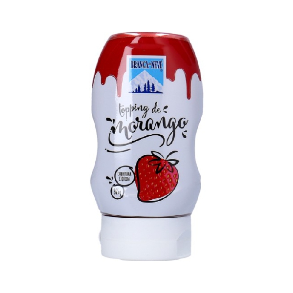 Topping de Morango Branca de Neve