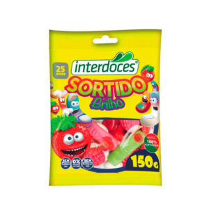 Gomas Sortido Brilho 150g Interdoces