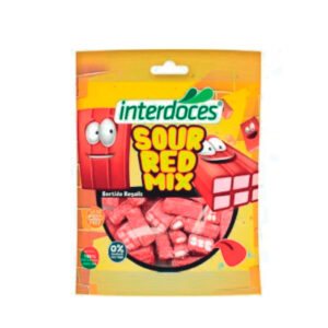 Gomas Sour Red Mix 90g Interdoces