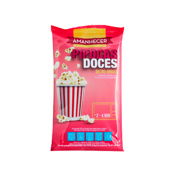 Pipocas Doces 90g Amanhecer Pipocas Doces 90g Amanhecer