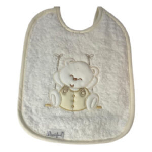 Babete com Desenhos Bordados