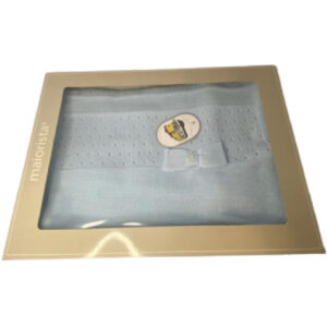 Manta de Malha para Bebé Azul