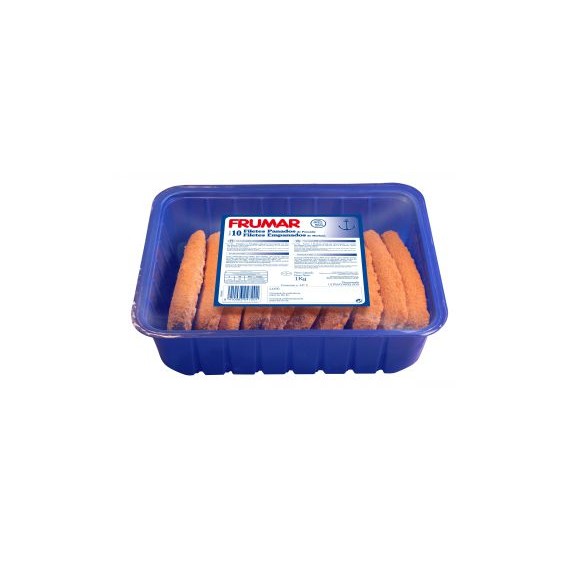 Filete de Pescada Panado 1kg (aprox.12un.) Frumar