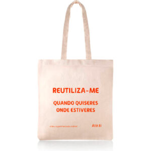 Saco de Pano Reutilizável Cru Até Ti