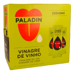 Vinagre de Vinho Saquetas 220x5ml Paladin
