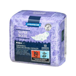 Penso Higiénico Super Noite com alas 10un Amanhecer