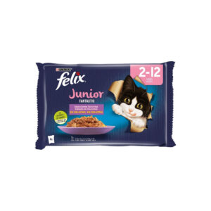 Alimento Húmido para Gato Júnior 4x85g Felix
