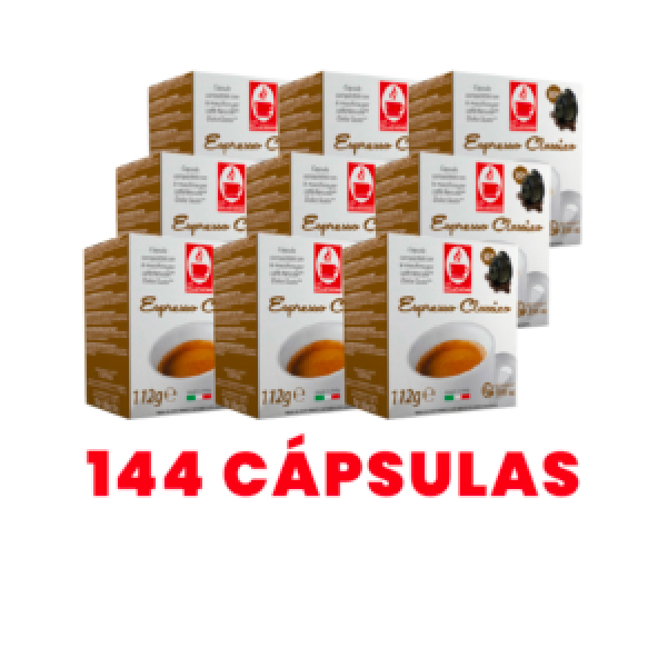 Café Clássico Dolce Gusto 144 Cápsulas (9x16 Cápsulas) Bonini Café Clássico Dolce Gusto 144 Cápsulas (9x16 Cápsulas) Bonini