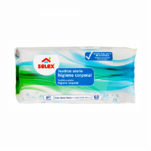 Toalhitas de Higiene Corporal Adulto 60un Selex
