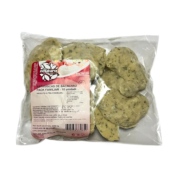 Patanisca Bacalhau Saco 10un Neutura