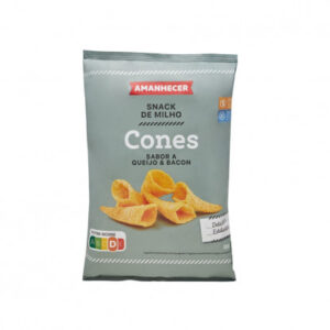 Cones Sabor a Queijo & Bacon 100g Amanhecer
