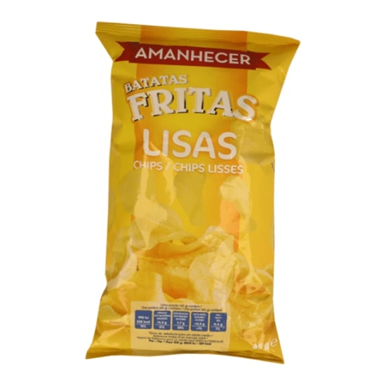 Batata Frita Lisa 45g Amanhecer Batata Frita Lisa 45g Amanhecer