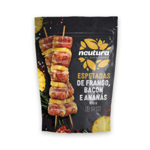 Espetadas Frango/Bacon/Ananás Saco 600g Neutura