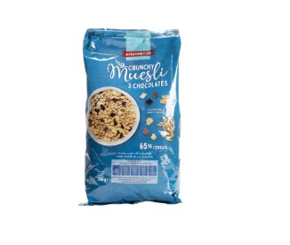 Cereais Muesli 3 Chocolates 500g Amanhecer