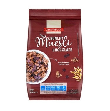 Cereais Muesli Chocolate 500g Amanhecer