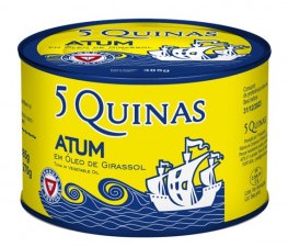 Atum Posta em Óleo 385g 5 Quinas
